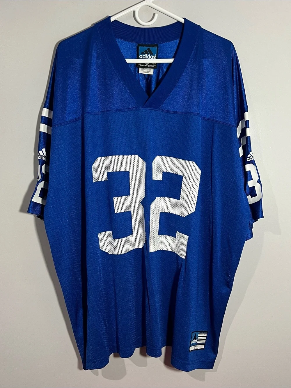 Vintage Adidas Indianapolis Colts Edgerrin James Blue Football Jersey Mens 3XL